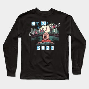 Cry Me A Chicago River Punk Long Sleeve T-Shirt